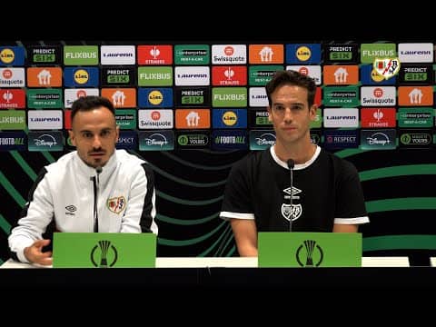 Íñigo Pérez y Álvaro en la previa del partido ante el BK Häcken
