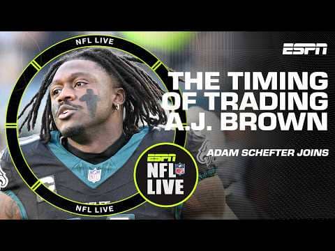 Why the Eagles need to wait till June 1 to potentially trade A.J. Brown | NFL Live