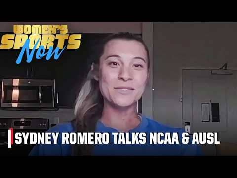 Sydney Romero on her NCAA softball career and the growth of the AUSL 🥎 | Women’s Sports Now