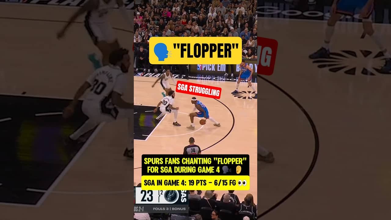 Spurs fans DO NOT LIKE SGA😨