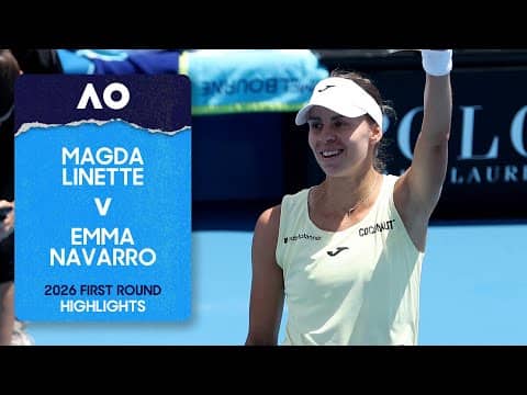 Magda Linette v Emma Navarro Full Match | Australian Open 2026 First Round