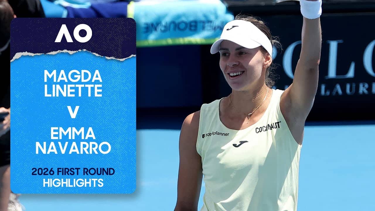 Magda Linette v Emma Navarro Full Match | Australian Open 2026 First Round