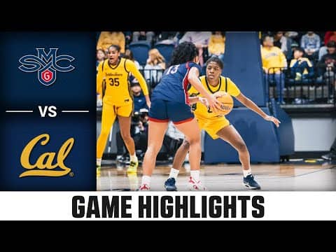 Saint Mary's vs. Cal Game Highlights | 2025-26 Women's Basketball Highlights