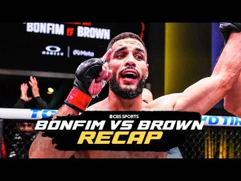 Gabriel Bonfim defeats Randy Brown via Round 2 KO | UFC Fight Night Recap & Next Opponent