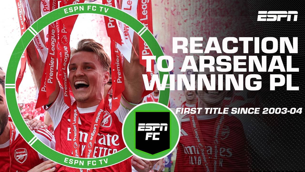 REACTION to Spurs escaping relegation 👀 + Arsenal win Premier League title 🏆 | ESPN FC