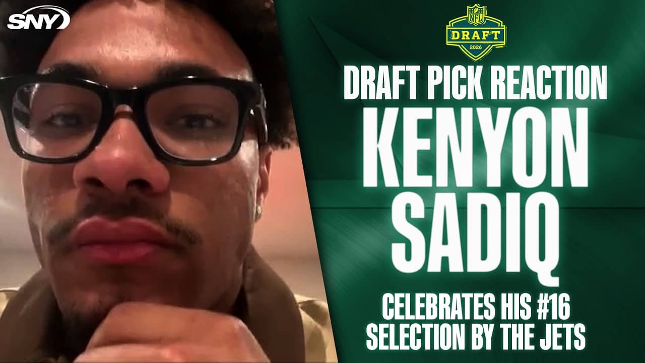 TE Kenyon Sadiq talks about being drafted by the Jets