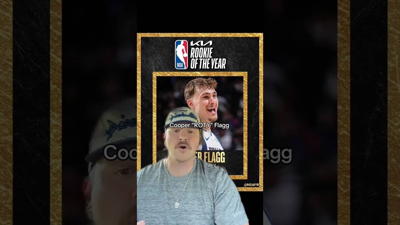 We’ll let y’all do the talking 🫢 #copperflagg #rookieoftheyear #dallasmavericks