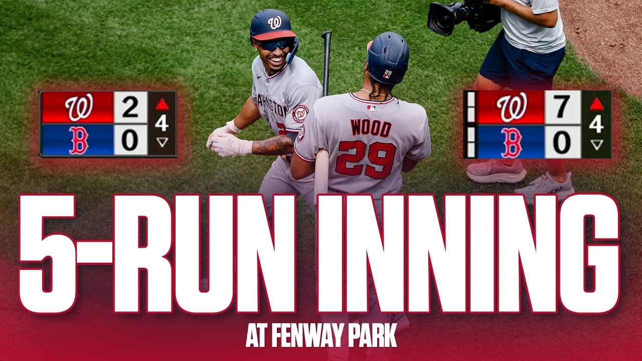 5-RUN INNING IN BOSTON + NASIM HOME RUN | Full Inning