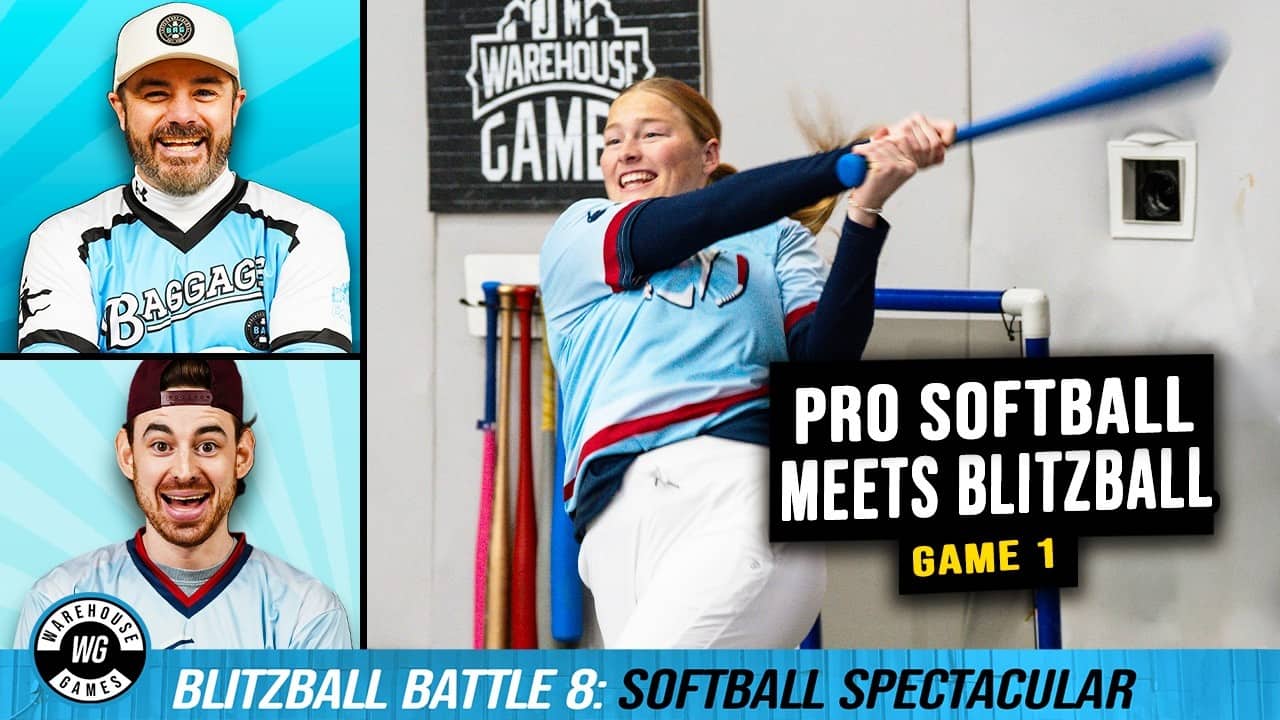 Pro Softball Players Take Over Blitzball! | Game 1 | Blitzball Battle: Softball Spectacular