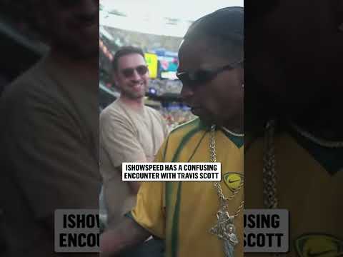 @IShowSpeed met Travis Scott... and somehow left with even more questions