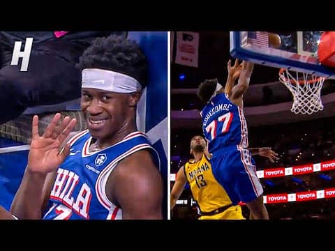 VJ Edgecombe Puts Tony Bradley on a POSTER 😤