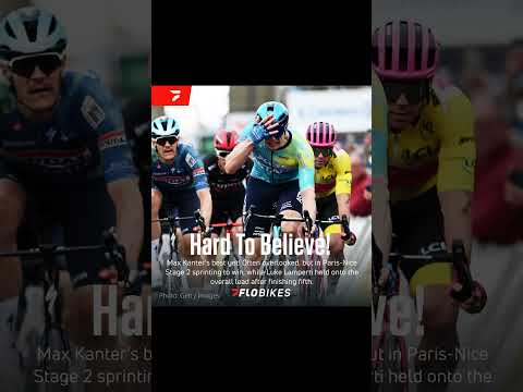 Max Kanter’s best yet! Often overlooked, but in Paris-Nice Stage 2 sprinting to win, while Luke Lamp