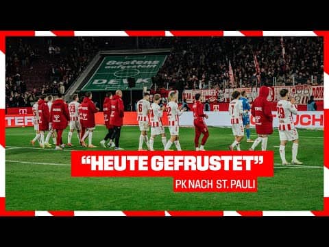 "Fußball ist kein Wunschkonzert“ - Pressekonferenz nach St. Pauli | 1. FC Köln - FC St. Pauli 1:1