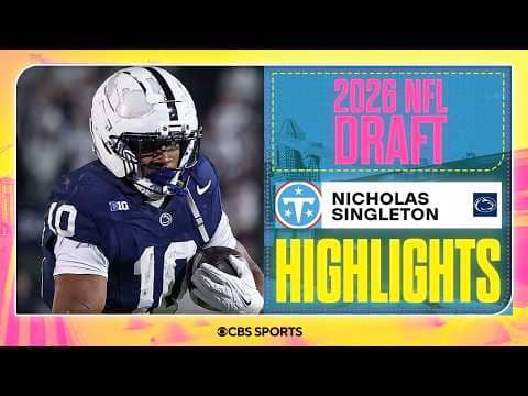 Nick Singleton Penn State Highlights | Drafted No. 165 overall to the Titans