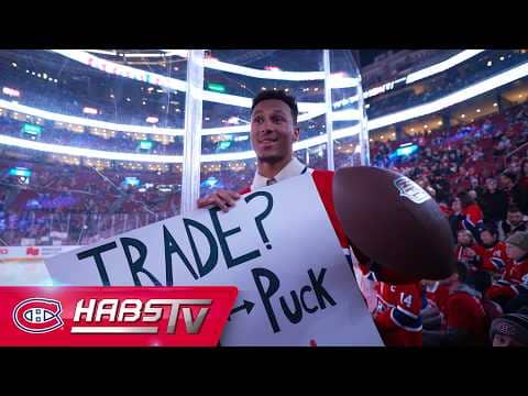 Benjamin St-Juste at the Bell Centre