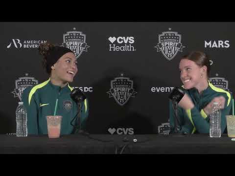 Hal Hershfelt and Trinity Rodman Post-Match Press Conference | Matchday 11 vs Seattle Reign FC