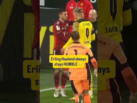 ❌ HAALAND STAYS HUMBLE 🤝