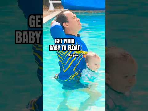Teaching my Baby how to Float on his Back