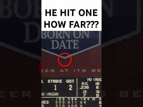 how far did he hit it 😳