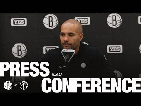 Jordi Fernández Postgame Press Conference vs Washington