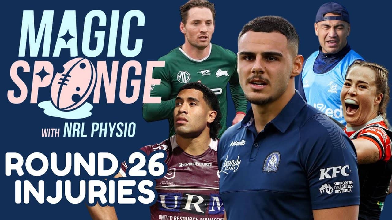 The Magic Sponge Podcast - NRL Round 26 injuries + risk vs reward of Murray/Hughes/Herbie returns?