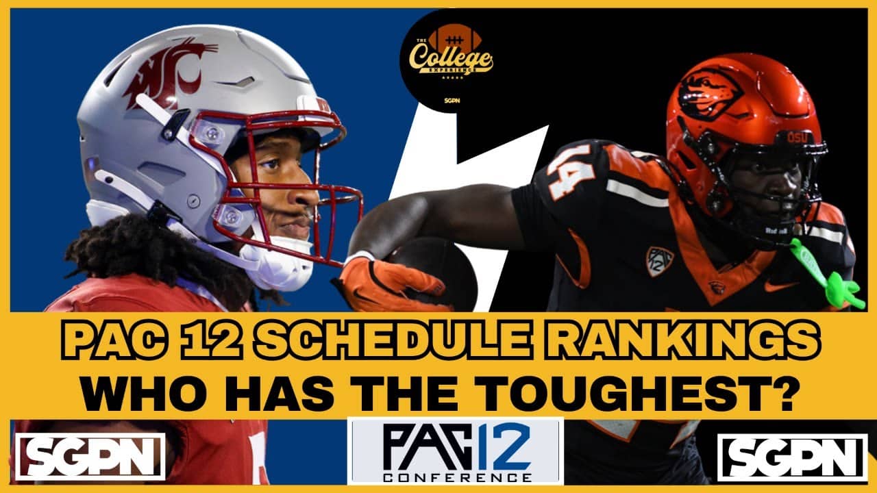 PAC 12 SCHEDULE RANKINGS 2026 | The College Football Experience