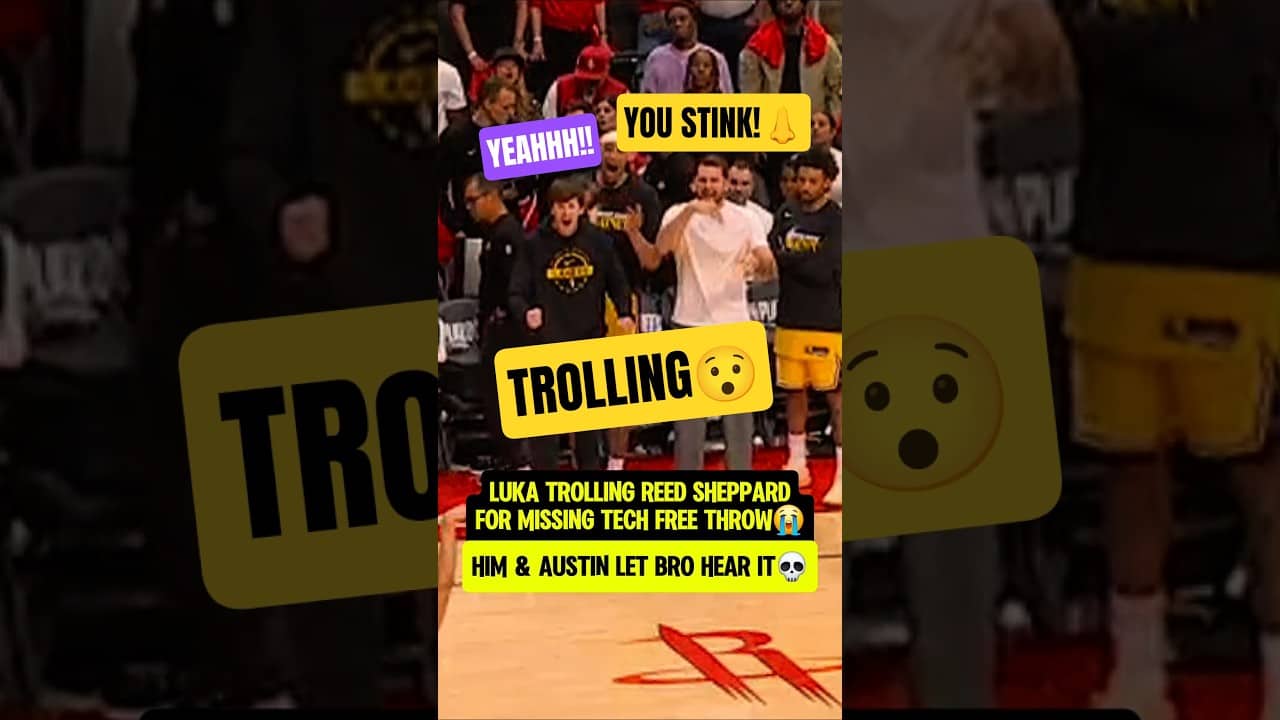 Luka TROLLING Reed Sheppard in OT💀