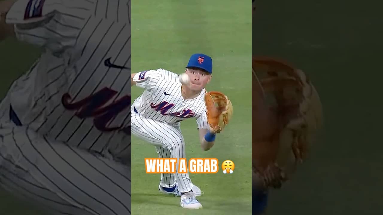 A.J. Ewing lays out for the catch 👏 #mlb #nymets @baseball #sports #sportshighlights