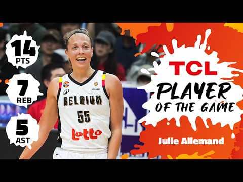 Julie Allemand (14 PTS) | TCL Player Of The Game | BEL vs MLI | #FIBAWWC 2026 Qualifying Tournament