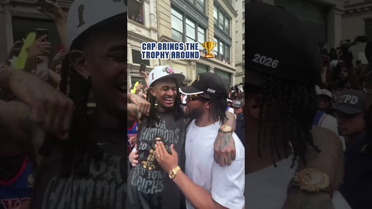 Hello New York🏆 #nbachampions #nyknicks #jalenbrunson #parade