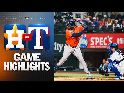 Astros vs. Rangers Game Highlights (5/28/26) | MLB Highlights