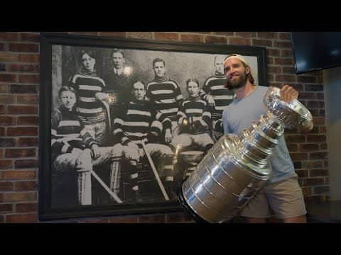 See Aaron Ekblad Bring the Stanley Cup to Barrie, Ontario 🏆| Summer with Stanley