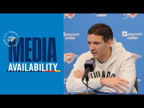 Coach Daigneault on the Thunder’s win over the Lakers | Post Game Media | November 12, 2025