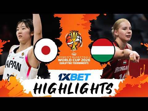 Japan 🇯🇵 v Hungary 🇭🇺 | Highlights | #FIBAWWC 2026 Qualifying Tournament
