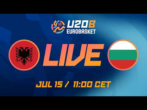LIVE - Albania v Bulgaria | FIBA U20 EuroBasket 2026 Division B | Group Phase