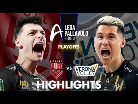 Lube vs Verona | Highlights | Superlega Play Offs | Semifinals Game 4