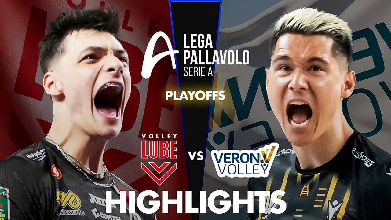 Lube vs Verona | Highlights | Superlega Play Offs | Semifinals Game 4
