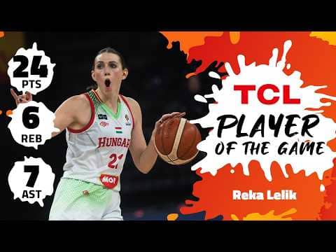 Reka Lelik 🇭🇺 (24 PTS) | TCL Player Of The Game | HUN vs ARG | #FIBAWWC 2026 Qualifying Tournament