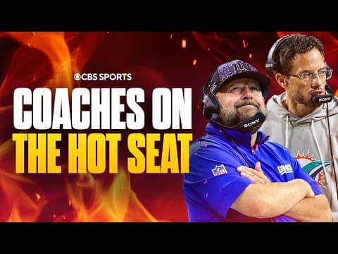 NFL head coaches on the HOT SEAT 🔥: Only a matter of time for Mike McDaniel in Miami?