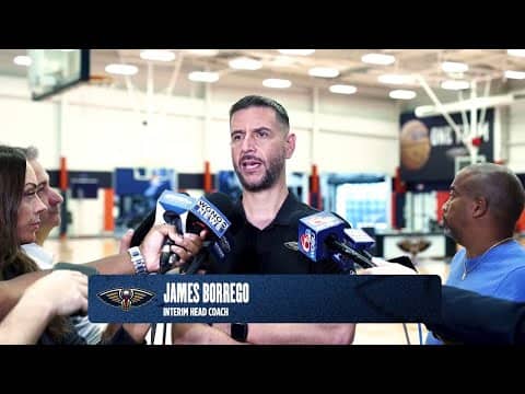 James Borrego on taking over as interim head coach | New Orleans Pelicans