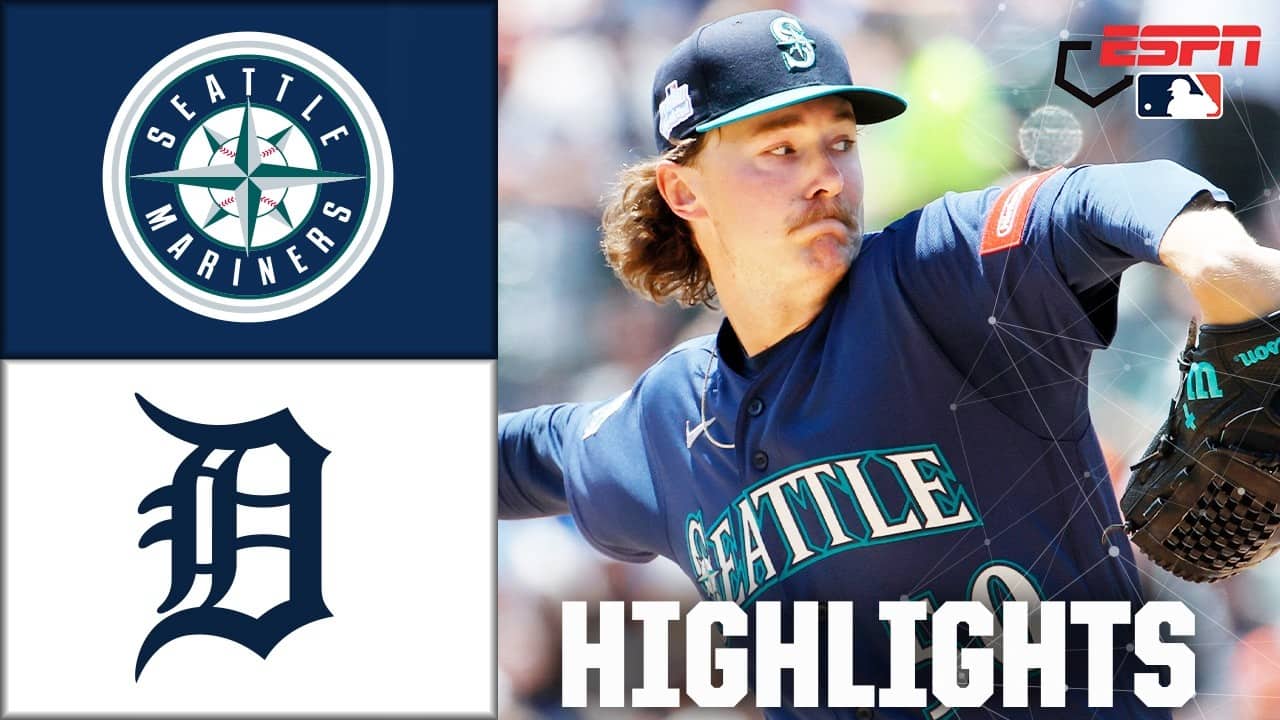 Seattle Mariners vs. Detroit Tigers | Full Game Highlights | ESPN MLB