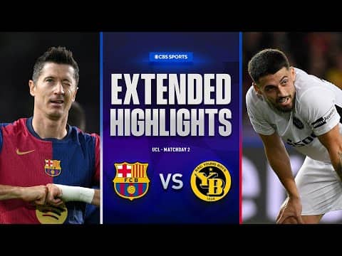 Barcelona vs. Young Boys: Extended Highlights | UCL League Phase MD 2 | CBS Sports Golazo
