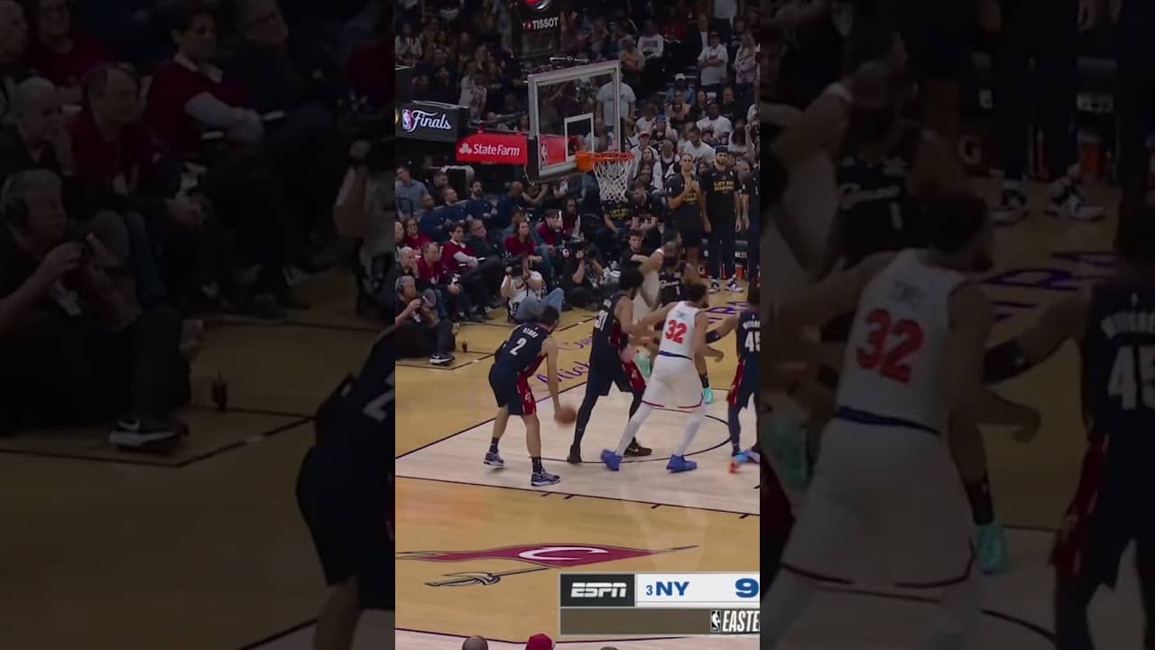 landry made an IMPACT in the ECF 😮💨 #nba #nyknicks #nbaplayoffs #landryshamet