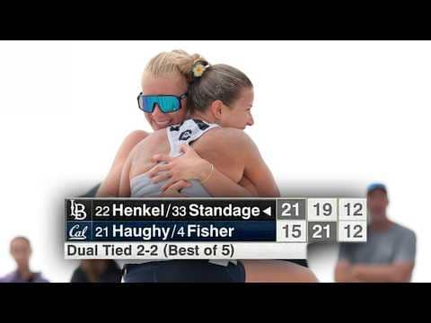 Cal-LBSU goes down to the wire in NCAA beach volleyball first round | Full finish