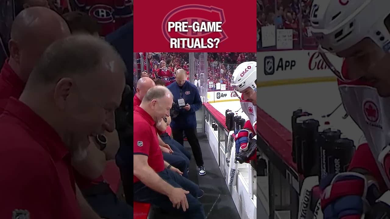 Pre-game vibes are 💯 and WEIRD