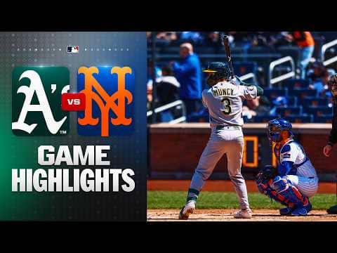A's vs. Mets Game Highlights (4/12/26)