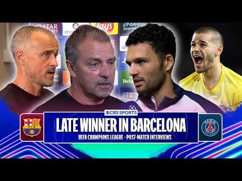 "VERY PROUD" Luis Enrique on PSG LAST-GASP Victory at BARCELONA ➕ Hansi Flick, Gonçalo Ramos & MORE