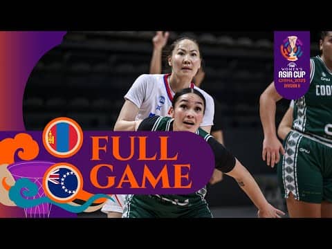 Mongolia 🇲🇳 vs. Cook Islands 🇨🇰 | Full Game | FIBA #AsiaCupWomen 2025  - Division B