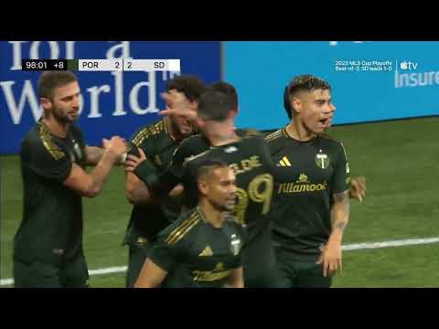 Gage Guerra STOPPAGE TIME EQUALIZER in Portland!!