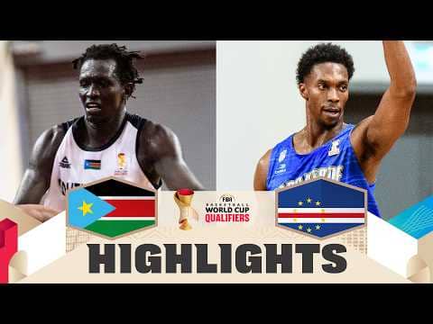 South Sudan 🇸🇸 v Cape Verde 🇨🇻 | Highlights | FIBA Basketball World Cup 2027 African Qualifiers